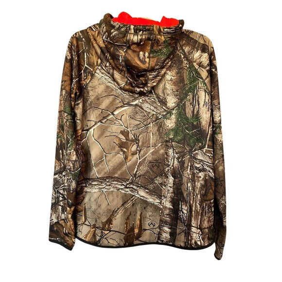 Under Armour Women RealTree Xtra Camouflage Camo Pullover Hoodie Sz M Loose fit - Picture 2 of 6